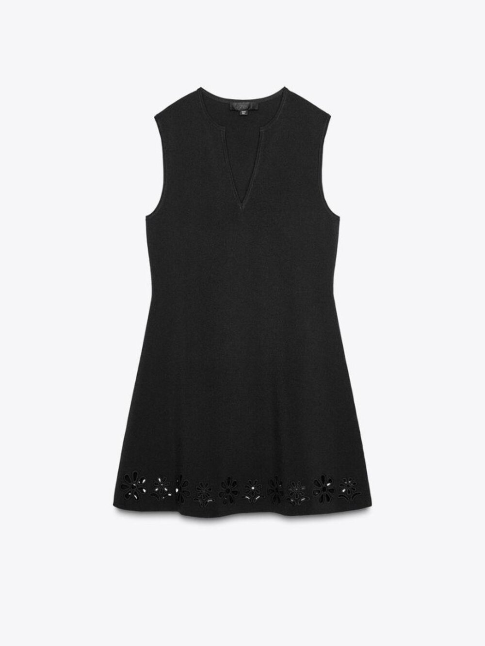 Black Zara knit dress